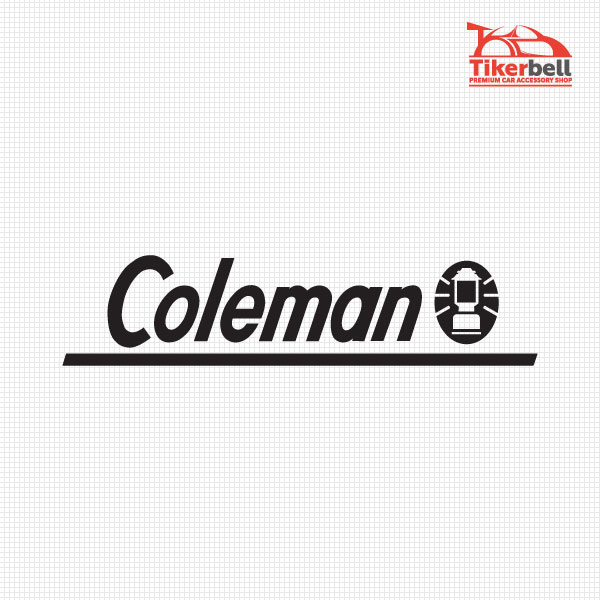 티커벨 콜먼 1 로고 캠핑 데칼스티커 TKCAMP-04 / Coleman