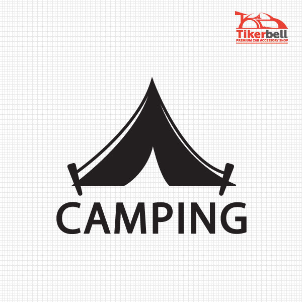 티커벨 Camping 로고 캠핑 데칼스티커 TKCAMP-20